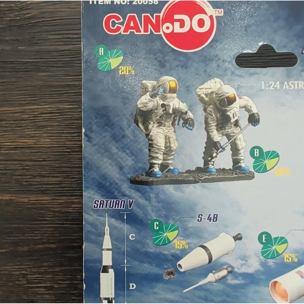 NASA Apollo 11 Astronaut Figurine Dragon CanDo Figure A, 2003 Sealed NIP